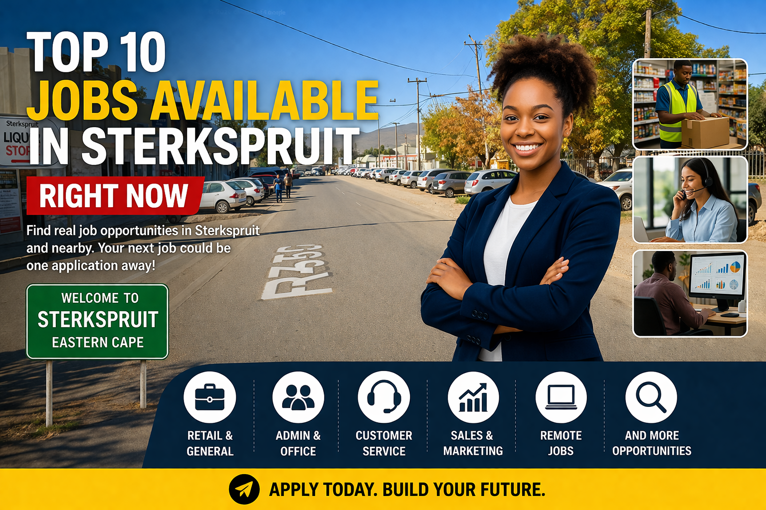 Top 10 Jobs Available in Sterkspruit Right Now