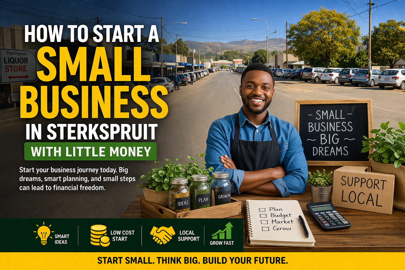 How to Start a Small Business in Sterkspruit With Little Money